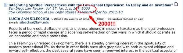 Catholic University of America Columbus School of Law cheats at solitaire and SSRN